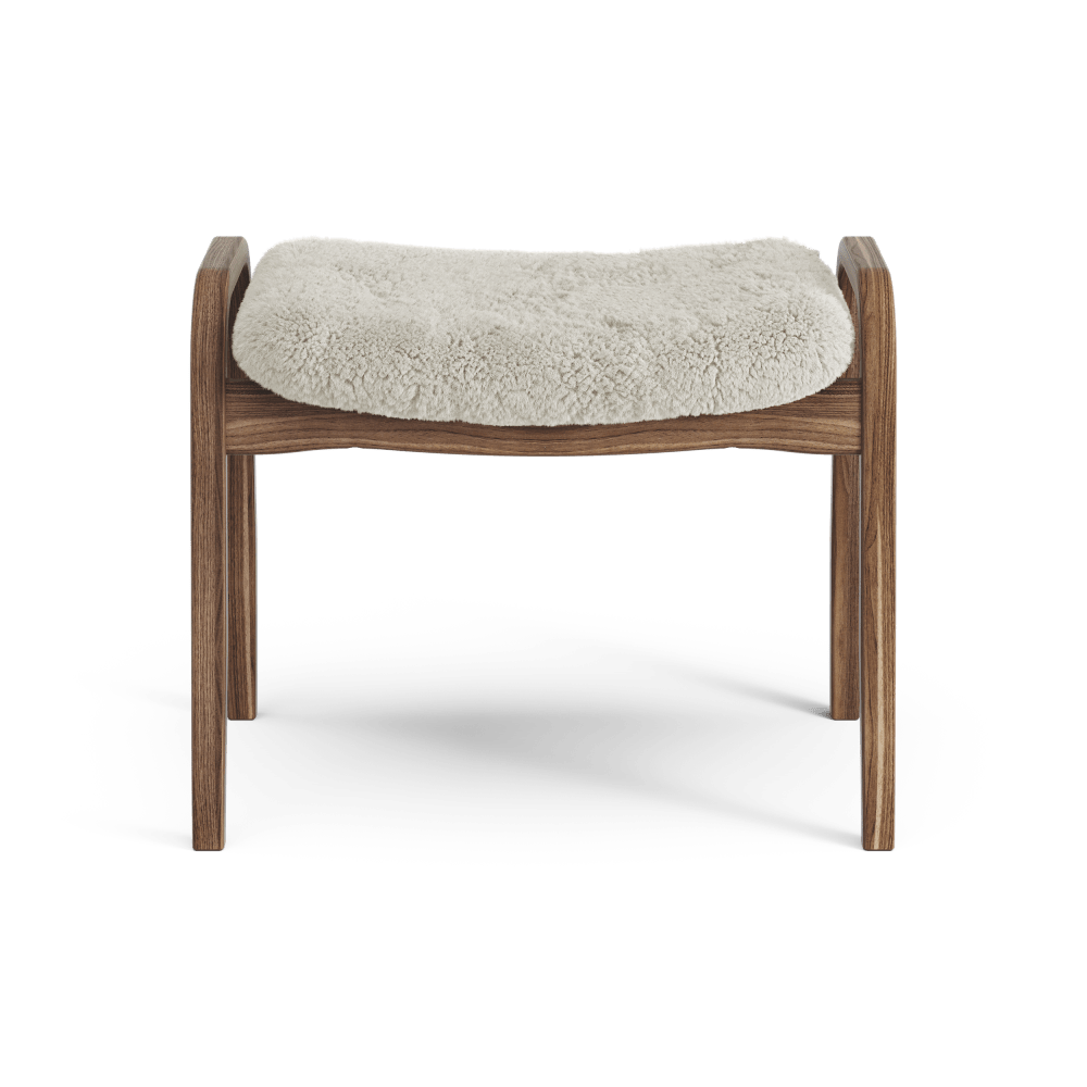 Lamino Footstool Walnut
